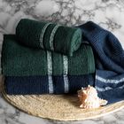 Eurofirany, ręcznik Dina, 70-140 cm, ciemnozielony