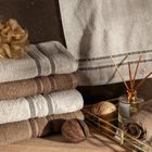 Eurofirany, ręcznik Dina, 70-140 cm, srebrny