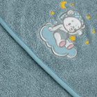 Eurofirany, ręcznik dziecięcy, 100-100 cm, niebieski