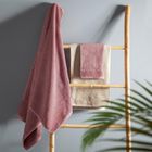 Eurofirany, ręcznik, Fero, 30-50 cm, pudrowy