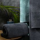 Eurofirany, ręcznik, Iris, 50-90 cm, stalowy