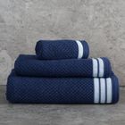 Eurofirany, ręcznik Madlen, 30-50 cm, granatowy