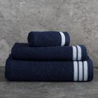 Eurofirany, ręcznik Madlen, 70-140 cm, granatowy