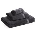 Eurofirany, ręcznik Tris, 70-140 cm, czarny