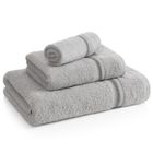 Eurofirany, ręcznik Tris, 70-140 cm, srebrny