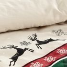 Eurofirany, świąteczny komplet pościeli, Austin, 140-200 cm, czerwony