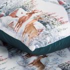 Eurofirany, świąteczny komplet pościeli, Fairyland, 220-200 cm, biały