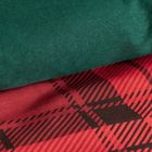 Eurofirany, świąteczny komplet pościeli, Glory, 140-200 cm, czerwony