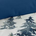 Eurofirany, świąteczny komplet pościeli, Natal, 140-200 cm, biały