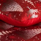 Eurofirany, świąteczny komplet pościeli, Rubin, 160-200 cm, czerwony