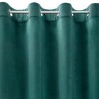 Eurofirany, zasłona gotowa, Darla, 140-250 cm, ciemnoturkusowy