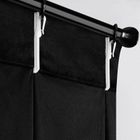 Eurofirany, zasłona gotowa, Melanie, 125-270 cm, czarny