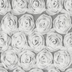 Eurofirany, zasłona gotowa, Roses, 140-250 cm, biały