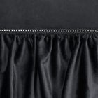 Eurofirany, zasłona zaciemniająca gotowa, Carli, 140-250 cm, czarny