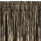 Eurofirany, zasłona zaciemniająca gotowa, Emila, na taśmie, 140-270 cm, czarny