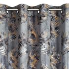 Eurofirany, zasłona zaciemniająca gotowa, Gloria, 140-250 cm, stalowy