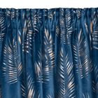 Eurofirany, zasłona zaciemniająca gotowa, Gloria, na taśmie, 140-300 cm, granatowy