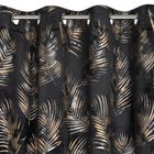 Eurofirany, zasłona zaciemniająca gotowa, Gloria2, 140-250 cm, czarny