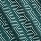 Eurofirany, zasłona zaciemniająca gotowa, Inga, na taśmie, 140-250 cm, turkusowy