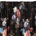 Eurofirany, zasłona zaciemniająca gotowa, Karen, na taśmie, 140-270 cm, czarny