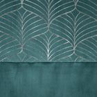 Eurofirany, zasłona zaciemniająca gotowa, Lindi, 140-250 cm, turkusowy