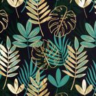 Eurofirany, zasłona zaciemniająca gotowa, Malta, 140-250 cm, ciemnozielony