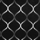 Eurofirany, zasłona zaciemniająca gotowa, mili na taśmie, 140-270 cm, czarny