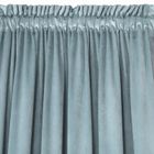 Eurofirany, zasłona zaciemniająca gotowa, na taśmie, d91, Rosa, 135-300 cm, morski