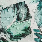 Eurofirany, zasłona zaciemniająca gotowa, na taśmie, Garden2, 155-200 cm, biały