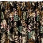 Eurofirany, zasłona zaciemniająca gotowa, na taśmie, Maroko, 140-270 cm, czarny