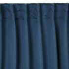 Eurofirany, zasłona zaciemniająca gotowa, na taśmie, Milan, 140-300 cm, granatowy