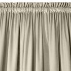 Eurofirany, zasłona zaciemniająca gotowa, na taśmie, Rosa, 140-270 cm, beżowy