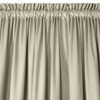 Eurofirany, zasłona zaciemniająca gotowa, na taśmie, Rosa, 140-300 cm, beżowy