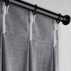 Eurofirany, zasłona zaciemniająca gotowa, Nelisa, 210-270 cm, grafitowy