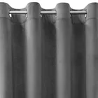 Eurofirany, zasłona zaciemniająca gotowa, Rosa, 140-250 cm, stalowy