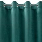 Eurofirany, zasłona zaciemniająca gotowa, Rosa, 140-250 cm, turkusowy