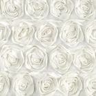 Eurofirany, zasłona zaciemniająca gotowa, Roses, na taśmie, 140-250 cm, kremowy