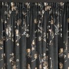 Eurofirany, zasłona zaciemniająca gotowa, Selena, na taśmie, 140-270 cm, czarny