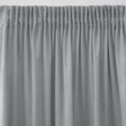 Eurofirany, zasłona zaciemniająca gotowa, Sibel, na taśmie, 140-270 cm, szary