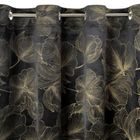 Eurofirany, zasłona zaciemniająca gotowa, Stella, 140-250 cm, czarny