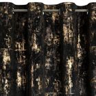 Eurofirany, zasłona zaciemniająca gotowa, Tonia, 140-250 cm, czarny