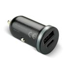 Everactive, ładowarka samochodowa, USB, USB-C, 35W, czarna