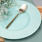 Excellent Houseware, łyżeczki do herbaty, stalowe, złote, 4 szt.