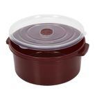 Excellent Houseware, pojemniki na żywność do mikrofalówki, okrągłe, 3 szt.