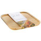 Excellent Houseware, taca do serwowania, drewniana, 25-25 cm