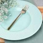 Excellent Houseware, widelczyki deserowe, stalowe, złote, 4 szt.