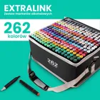 Extralink, zestaw markerów alkoholowych, flamastry, 262 sztuk