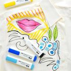 Faber-Castell, Baby-Shower, markery do tkanin, 5 szt.