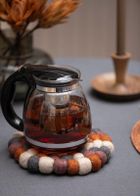 Fanni K, Pihla, dekoracyjna podkładka z kulek wełnianych, 20 cm