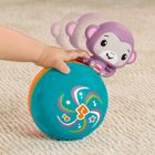 Fisher-Price, Fioletowa Małpka, Piłeczka do raczkowania, zabawka aktywizująca dla niemowląt